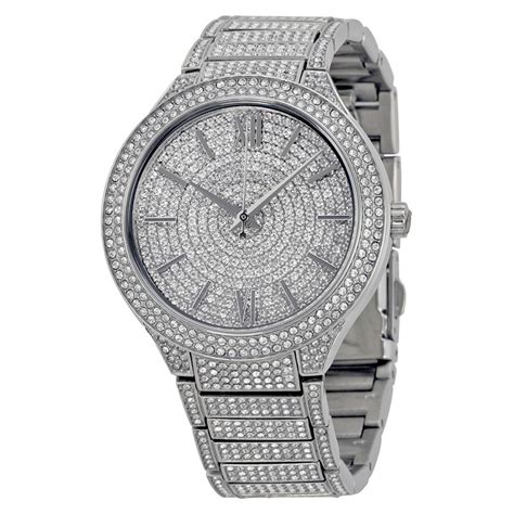 michael kors 3359|Michael Kors Kerry Crystal Pave Silver Dial Silver Steel Strap .